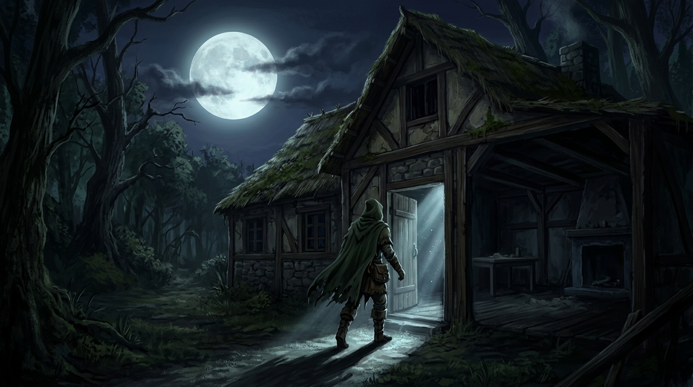 Haunted Forest Cottage haunted mansion wallpaper