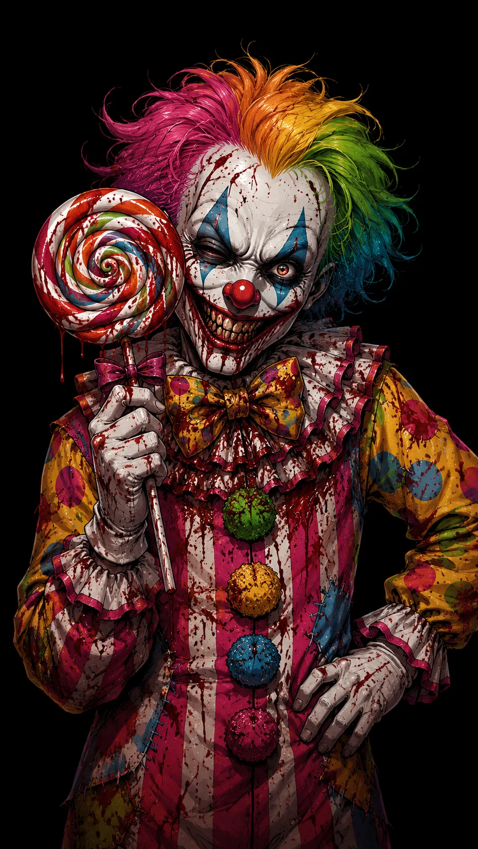 candy clown cosplay wallpaper
