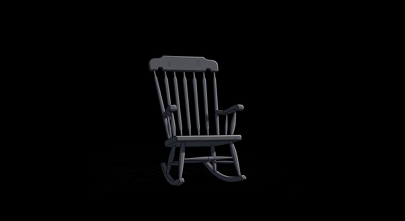 Cartoon Haunted Rocking Chair