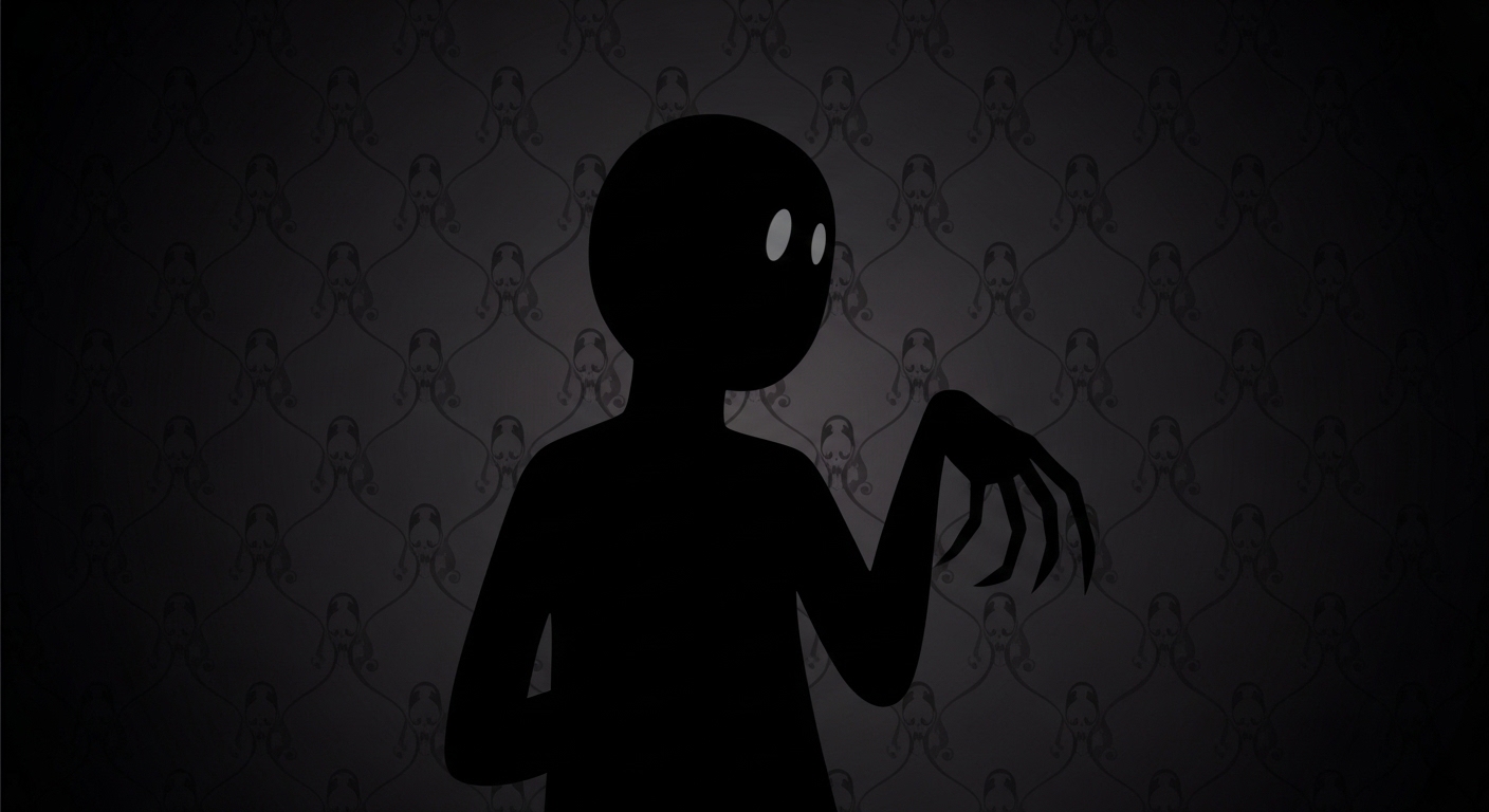 Clawed shadow entity pareidolia
