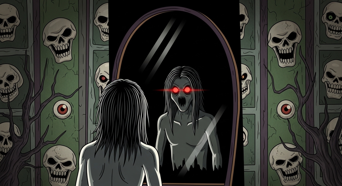 The Mirror Mystery: Why You Should Never Stare at Your Own Reflection in the Dark