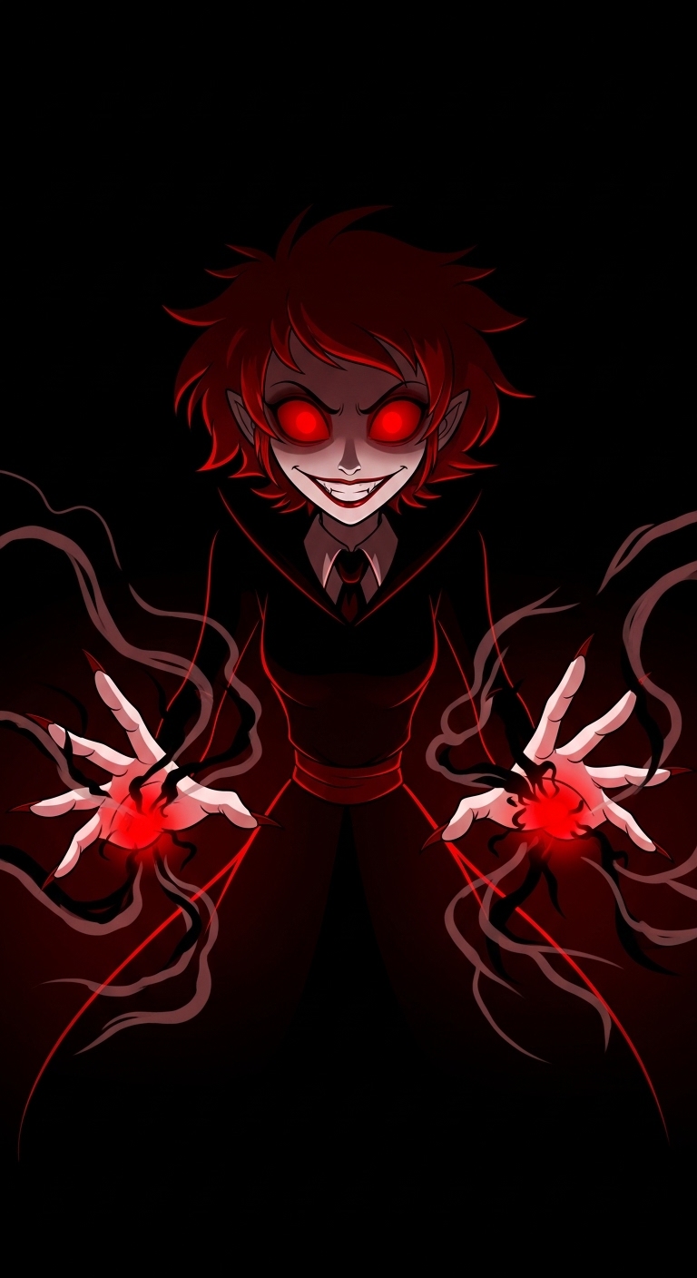Crimson Witch Wallpaper
